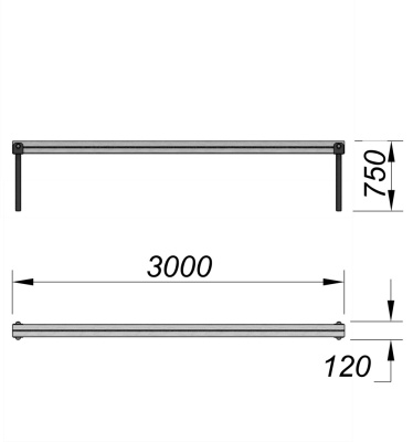 Бум бревно ДСК 3540 в Мелитополе